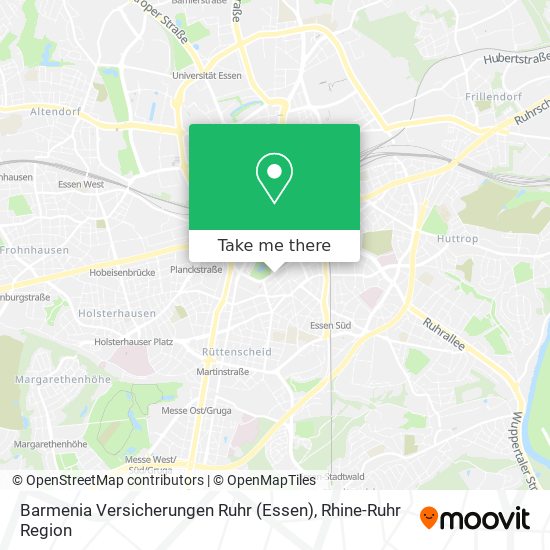 Barmenia Versicherungen Ruhr (Essen) map