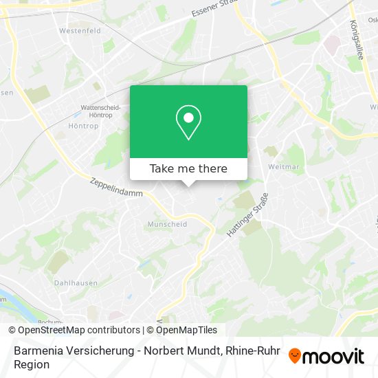 Barmenia Versicherung - Norbert Mundt map