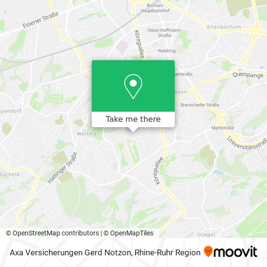 Axa Versicherungen Gerd Notzon map