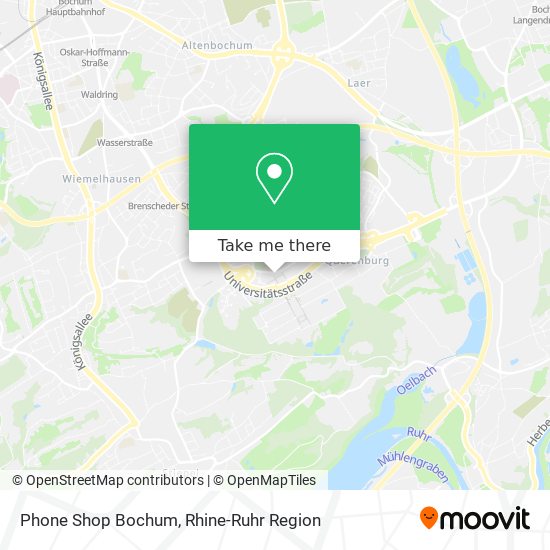 Phone Shop Bochum map