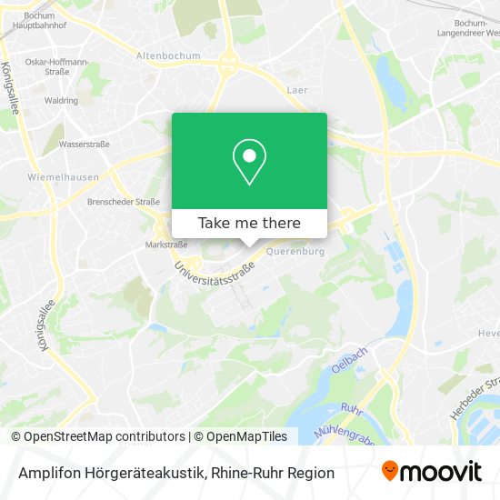 Amplifon Hörgeräteakustik map