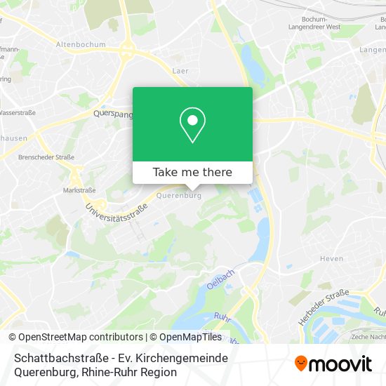 Schattbachstraße - Ev. Kirchengemeinde Querenburg map