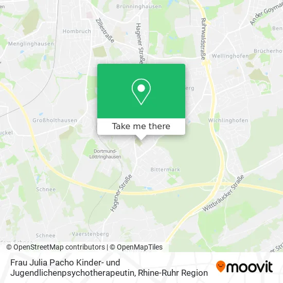 Карта Frau Julia Pacho Kinder- und Jugendlichenpsychotherapeutin