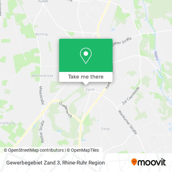 Карта Gewerbegebiet Zand 3
