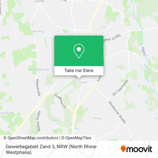 Карта Gewerbegebiet Zand 3