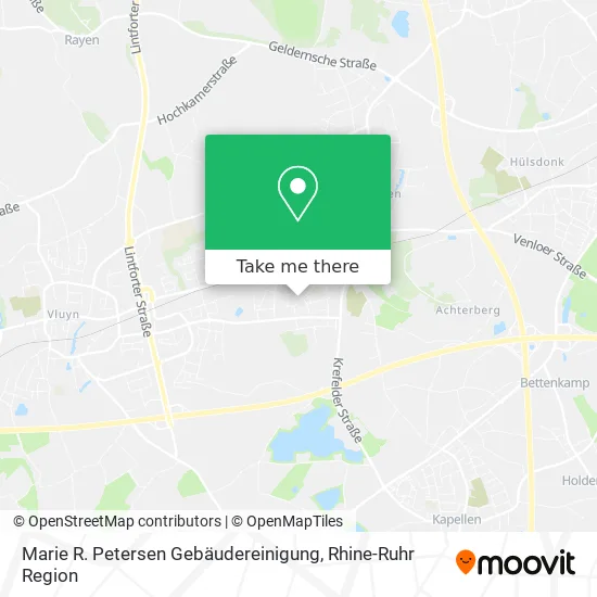 Карта Marie R. Petersen Gebäudereinigung