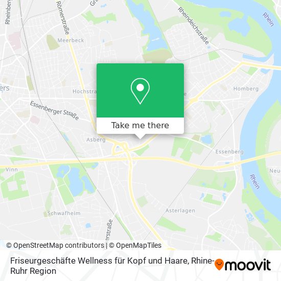 Friseurgeschäfte Wellness für Kopf und Haare map