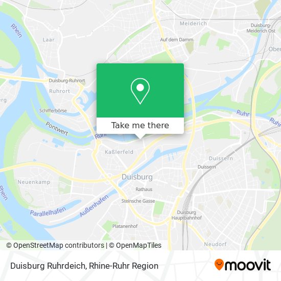 Duisburg Ruhrdeich map