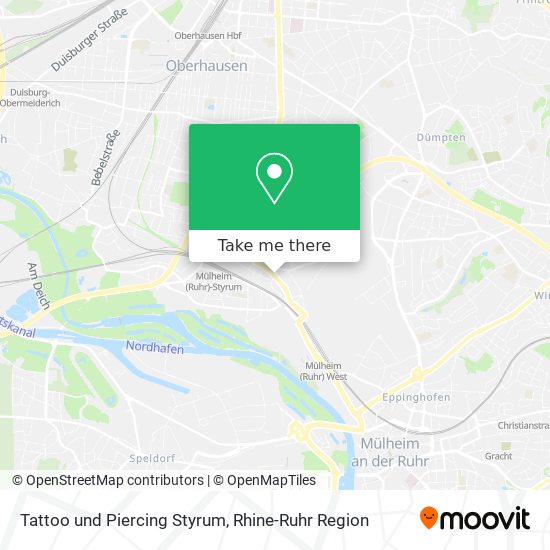 Tattoo und Piercing Styrum map