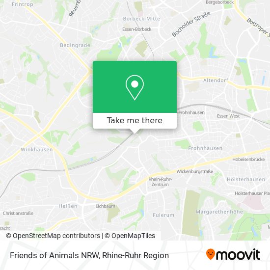 Friends of Animals NRW map