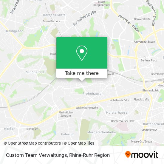 Custom Team Verwaltungs map
