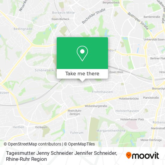 Tagesmutter Jenny Schneider Jennifer Schneider map