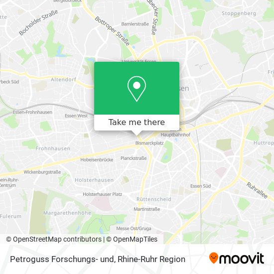 Petroguss Forschungs- und map
