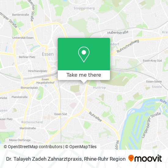 Dr. Talayeh Zadeh Zahnarztpraxis map