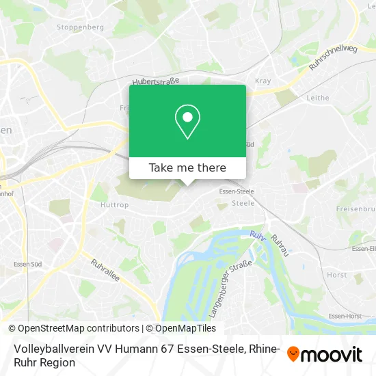 Карта Volleyballverein VV Humann 67 Essen-Steele