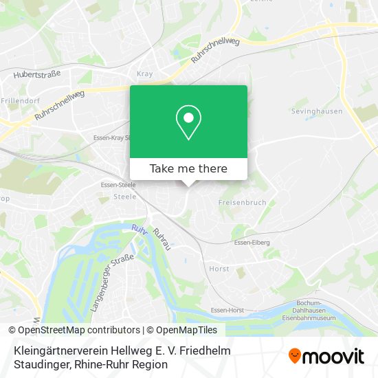 Kleingärtnerverein Hellweg E. V. Friedhelm Staudinger map