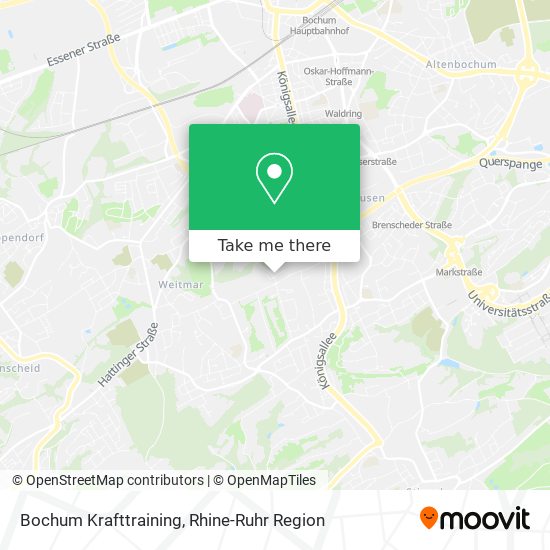 Bochum Krafttraining map