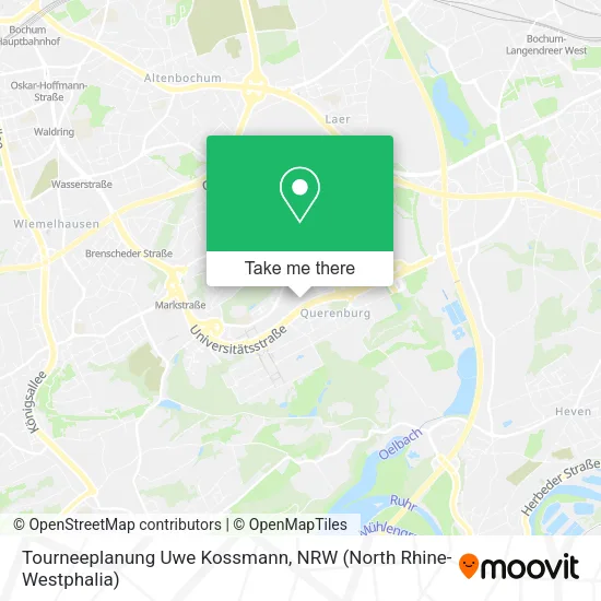 Карта Tourneeplanung Uwe Kossmann