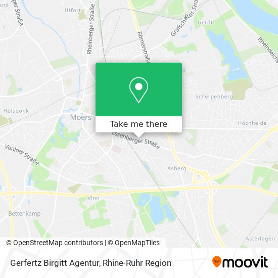 Gerfertz Birgitt Agentur map