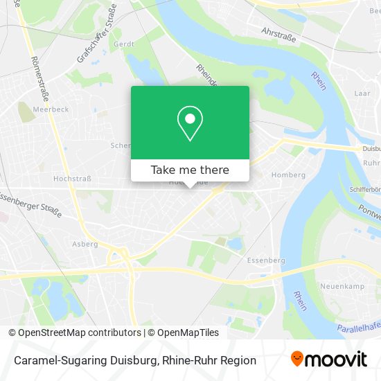 Caramel-Sugaring Duisburg map