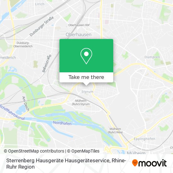 Sterrenberg Hausgeräte Hausgeräteservice map