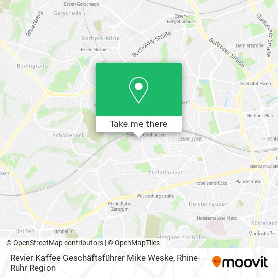 Revier Kaffee Geschäftsführer Mike Weske map