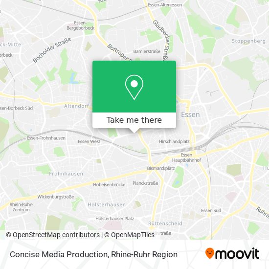 Concise Media Production map