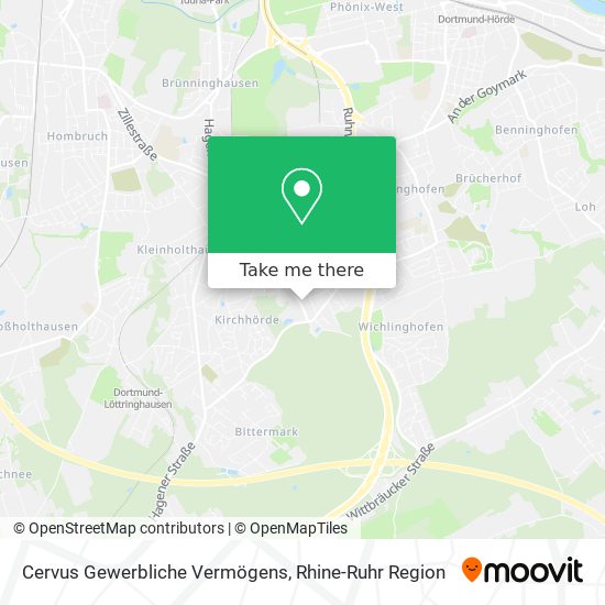 Cervus Gewerbliche Vermögens map