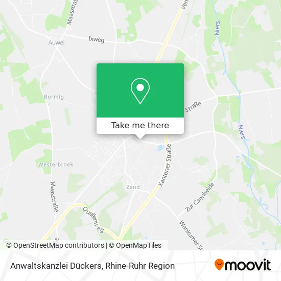 Карта Anwaltskanzlei Dückers