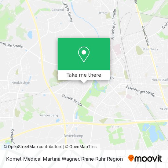 Komet-Medical Martina Wagner map