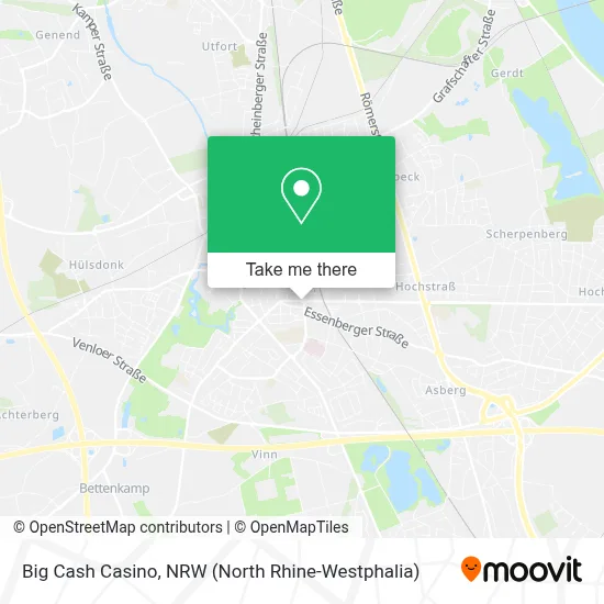 Big Cash Casino map