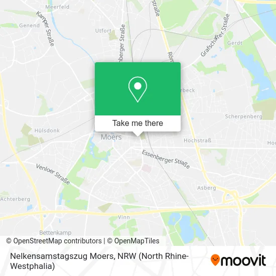 Карта Nelkensamstagszug Moers