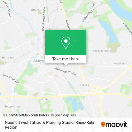 Карта Needle Twist Tattoo & Piercing Studio