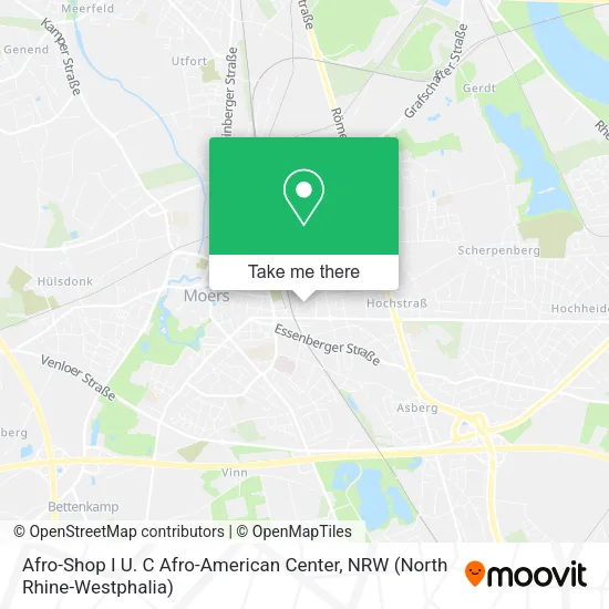 Карта Afro-Shop I U. C Afro-American Center