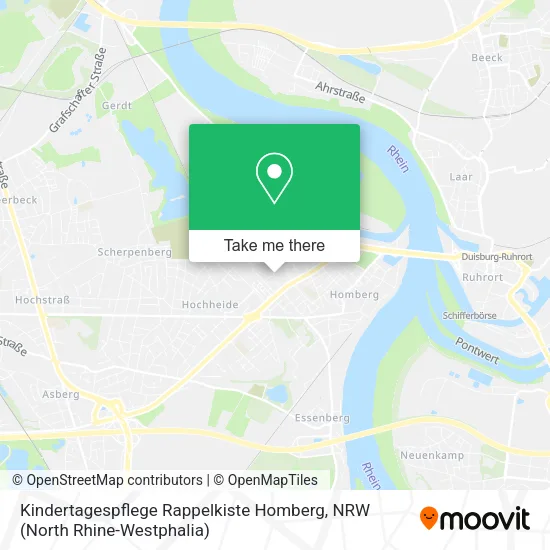 Карта Kindertagespflege Rappelkiste Homberg