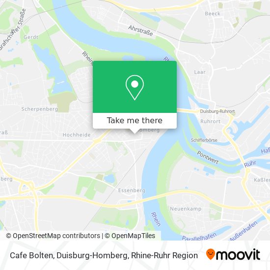 Cafe Bolten, Duisburg-Homberg map
