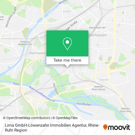 Lima GmbH-Löwenzahn Immobilien Agentur map