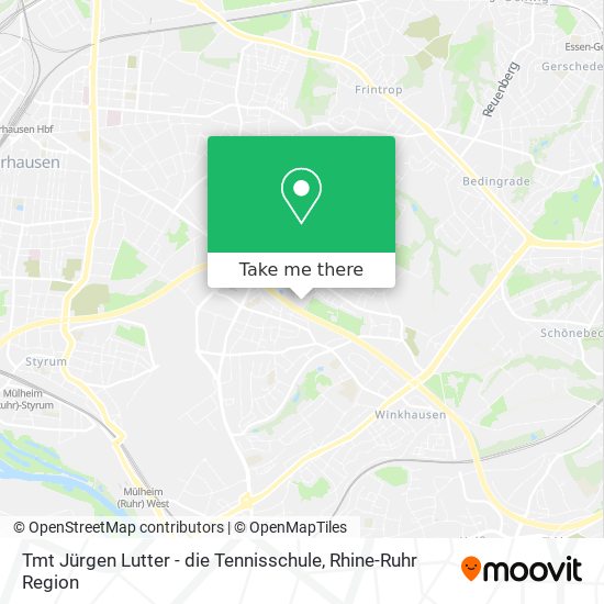 Tmt Jürgen Lutter - die Tennisschule map
