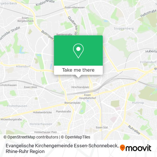 Evangelische Kirchengemeinde Essen-Schonnebeck map