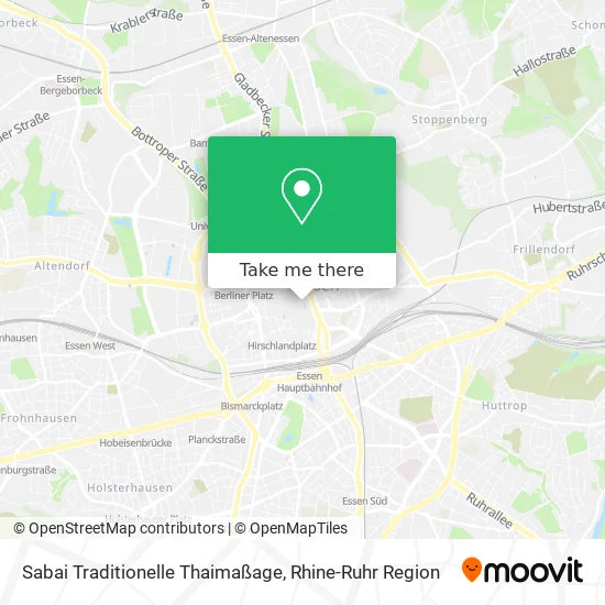 Карта Sabai Traditionelle Thaimaßage