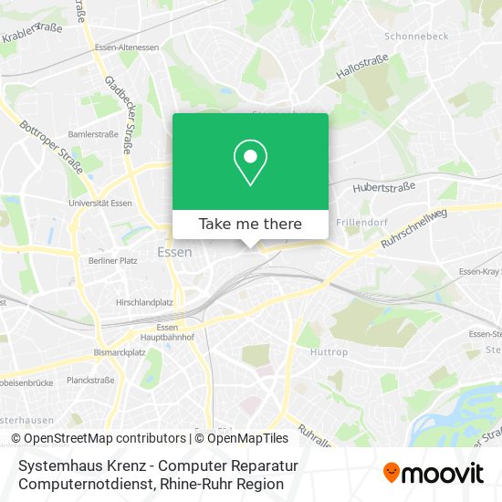 Systemhaus Krenz - Computer Reparatur Computernotdienst map
