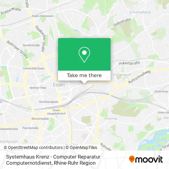 Карта Systemhaus Krenz - Computer Reparatur Computernotdienst