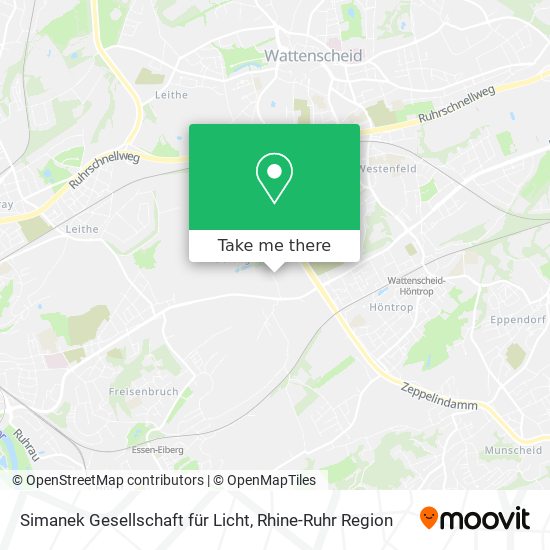 Simanek Gesellschaft für Licht map