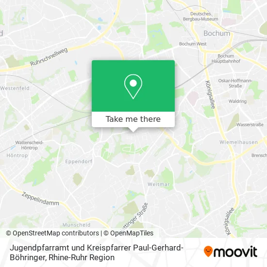 Карта Jugendpfarramt und Kreispfarrer Paul-Gerhard- Böhringer