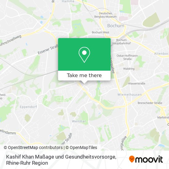 Kashif Khan Maßage und Gesundheitsvorsorge map