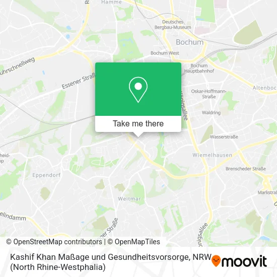 Карта Kashif Khan Maßage und Gesundheitsvorsorge