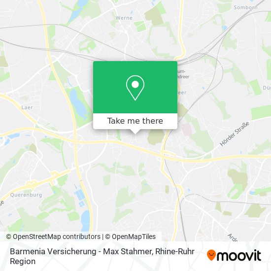 Barmenia Versicherung - Max Stahmer map