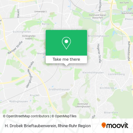 H. Drobek Brieftaubenverein map
