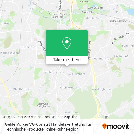 Gehle Volker VG-Consult Handelsvertretung für Technische Produkte map