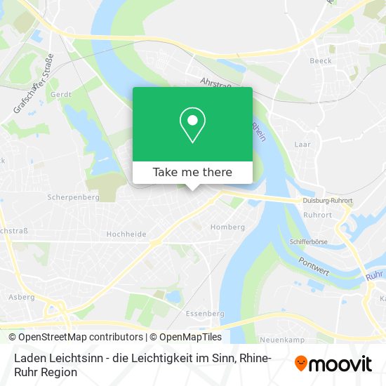 Laden Leichtsinn - die Leichtigkeit im Sinn map